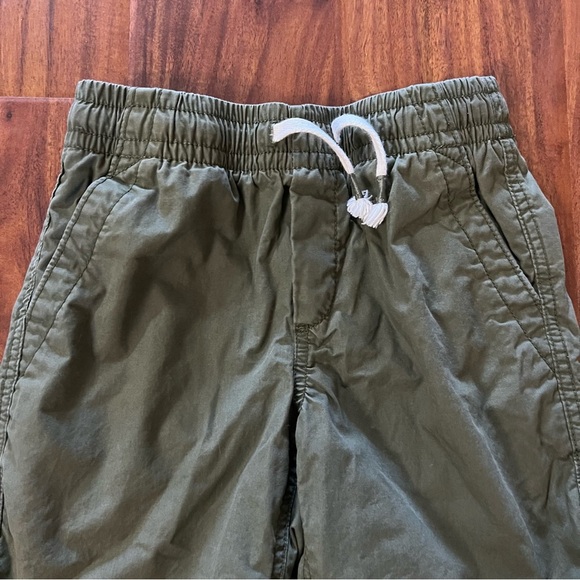 Gap Kids Relaxed Pull-on Shorts Olive Green size small (6-7) - Picture 2 of 6